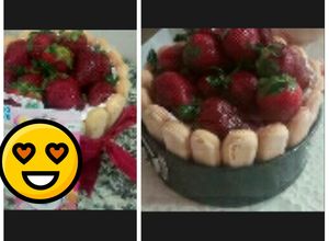 صورة لوصفة شارلوت بالفراولة 🍓❤💕