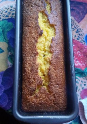Una foto de Budín húmedo de naranja en licuadora 🍊