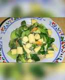 Menu Diet Simpel Enak (Tumis Pokcoy, jagung Muda dan Brokoli)