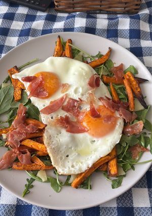 Una foto de Huevos revueltos especiales