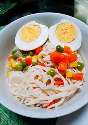 Una foto de Sopa Maruchan Casera Ovovegetariana