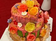 Gambar sponge cake pandan