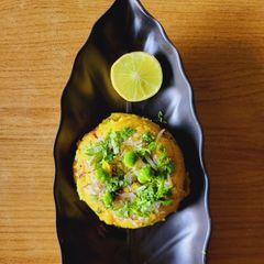 A picture of Matar upma.