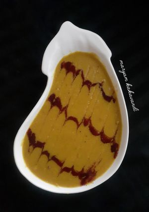عکسی از دستور سوپ مرجمک چورباسی