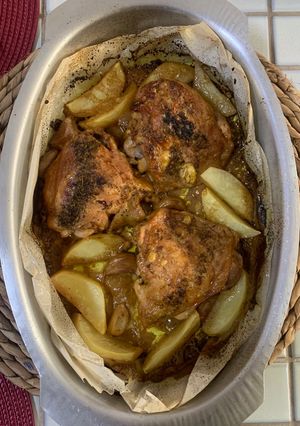 Foto de Sobrecoxas ao forno