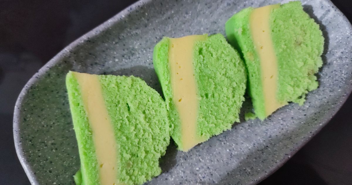 Bolu Pandan Lapis Keju