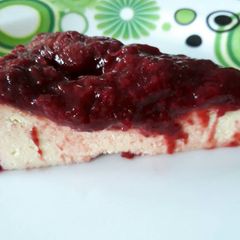 A picture of Simple Strawberry Cheesecake.