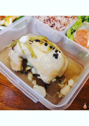 รูปของ สะโพกไก่ต้มน้ำปลา,,,🔥🍯🐔🍯🔥