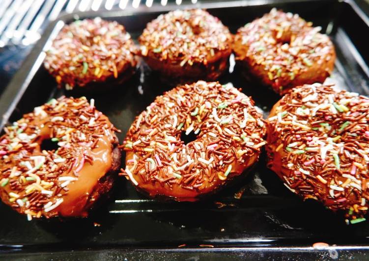 Baked Choco Donuts