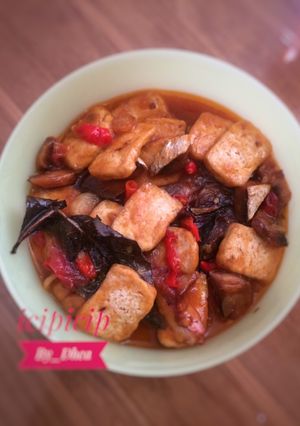 Foto resep Tahu singkawang + ikan asin Talang saos OrientaL