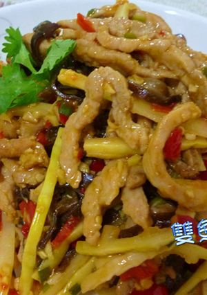 巴蜀魚香肉絲 的食譜成品照片