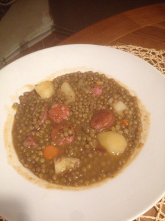 Una foto de Lentejas con chorizo