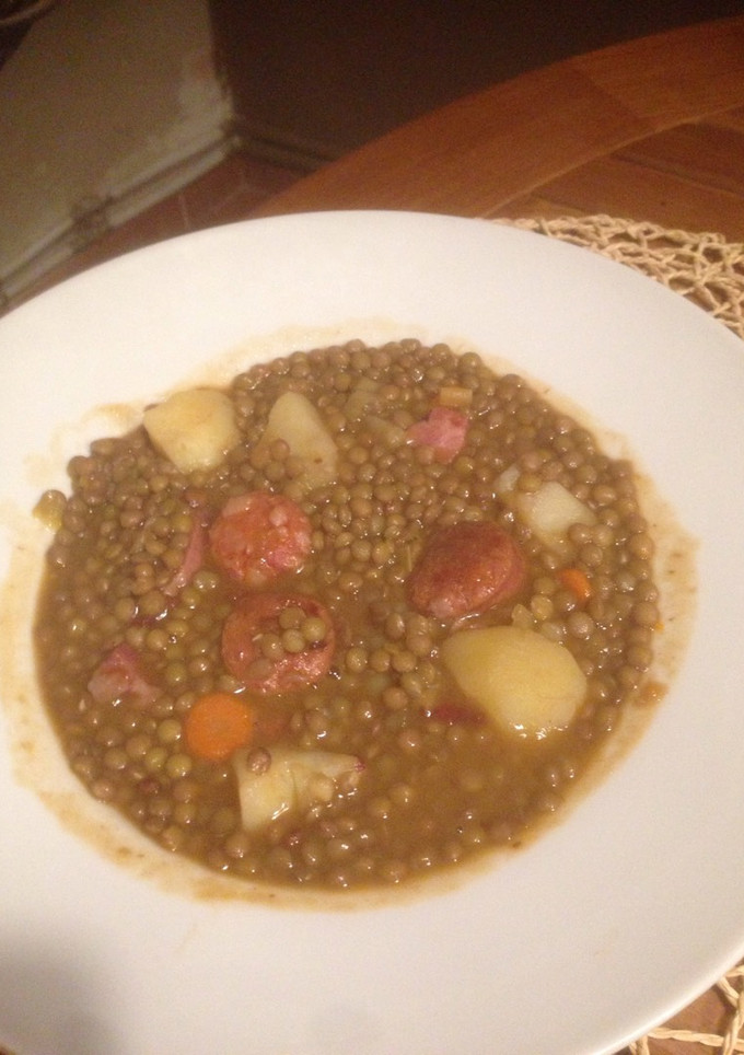 Una foto de Lentejas con chorizo