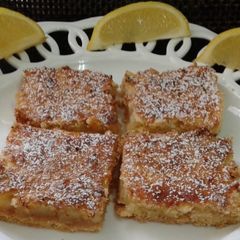 A picture of Yummy Lemon  Squares #authormarathon.