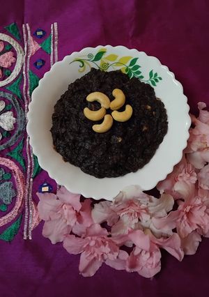 A picture of Ragi Halwa.