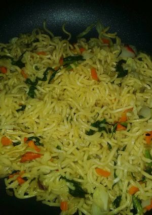 Foto resep Mie goreng spicy mix vegetables 😊