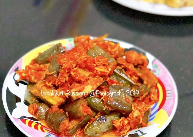 Resep Terong balado teri medan yang enak
