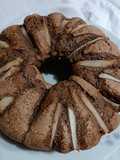 Ciambellone ricotta cioccolato e pere