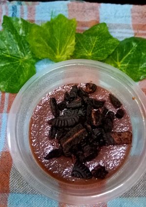 Foto resep Puding roti tawar coklat cup