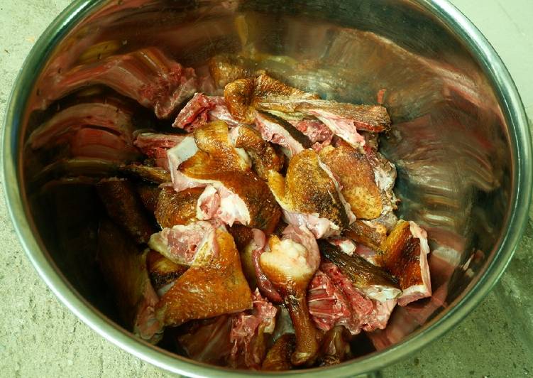 Recipe: Tasty Thịt ngan (vịt xiêm)nấu giả cầy kiểu Hà Tĩnh