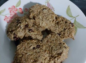 Una foto de Galletas de avena y manzana
