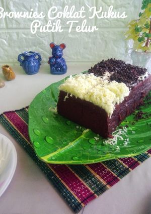Foto resep Brownies Coklat Kukus Putih Telur