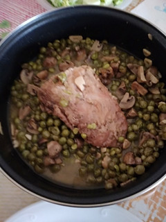 Una foto de Lomo rustido con verduras (sin sal)
