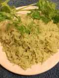 Arroz verde fácil (al cilantro)