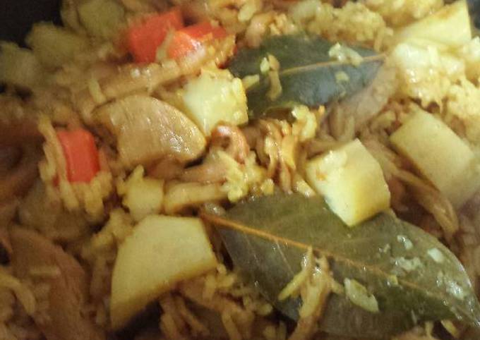 Recipe of Homemade 2 Step Vegan Curry  (cari) in Rice Cooker