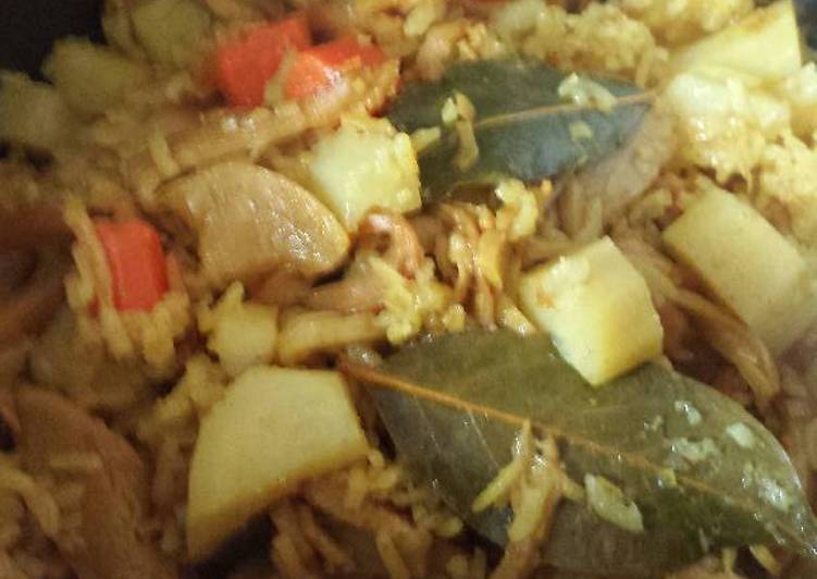 Everyday Fresh 2 Step Vegan Curry  (cari) in Rice Cooker
