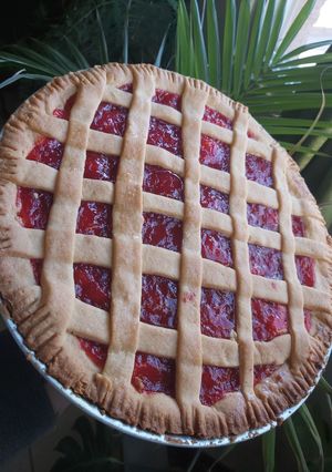 Una foto de Pastafrola de membrillo