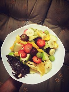 صورة لوصفة سلطه الفواكه😋🍓