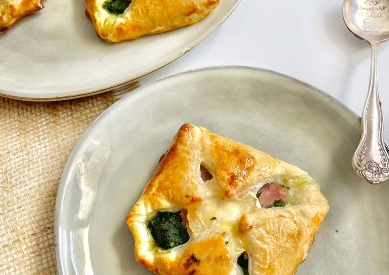 Feuilletés chèvre épinard express