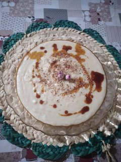 عکسی از دستور فرنی با شیره انگور