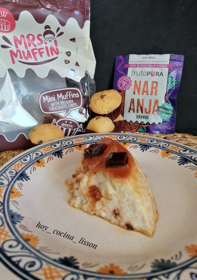 Una foto de Pudding de muffins