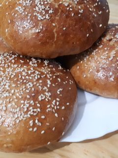 صورة لوصفة خبز البرغر