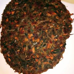 A picture of Spinach carrot paratha.