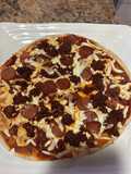 Pizza de Carnes Frías en Pan Pita
