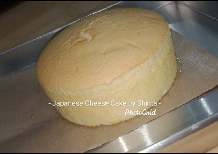 Japanese Cheese Cake simple dan lembut banget by Shinta