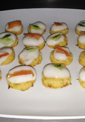 Una foto de Galletitas de copetín. Canapés