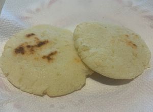 Una foto de Arepas