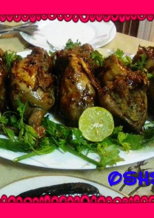 A picture of Stuffed Quail with Rice.