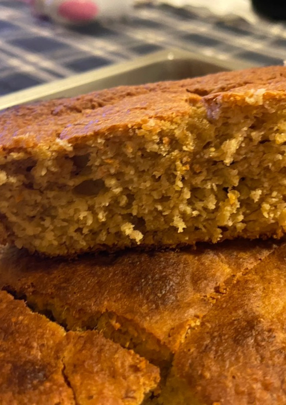 Una foto de Queque de plátano, avena y yoghurt