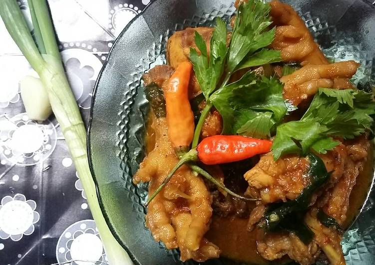Resep Spicy Black Chicken (Ayam Kecap Pedas) yang mudah
