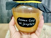 Una foto de lemon curd con maicena