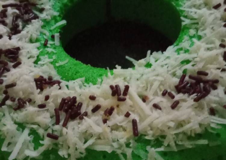 Masakan Unik Bolu coklat pandan ekonomis Ala Restoran