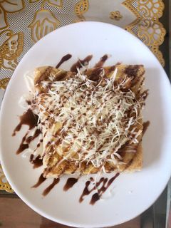 Foto resep Roti Panggang Isi Pisang Coklat Keju