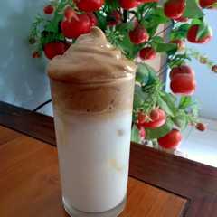 Foto resep Dalgona latte, resep kopi ala cafe