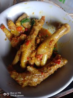 Foto resep Rica -rica ceker ayam pedas
