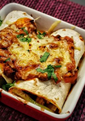 A picture of Spicy Enchiladas.